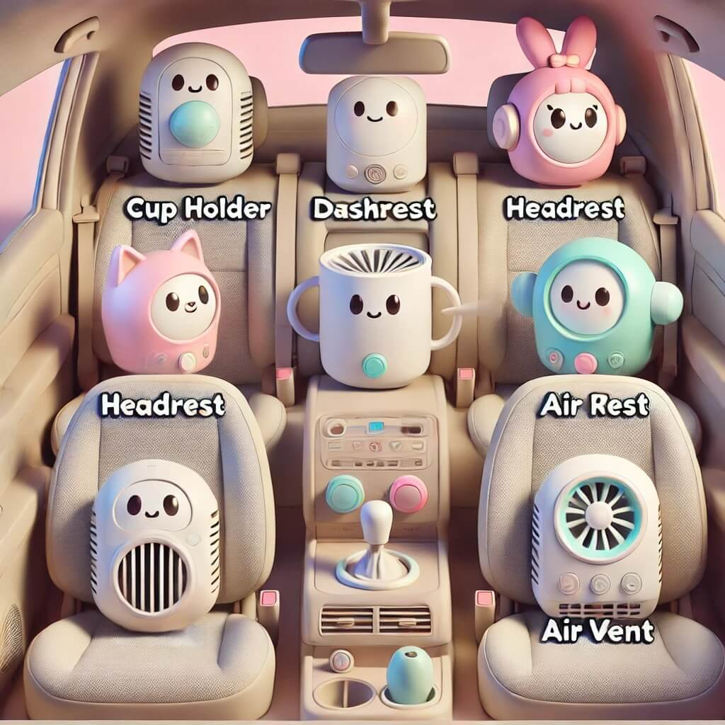 차량용 공기청정기 설치 방식에 따른 장단점