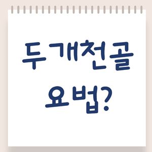 두개천골요법