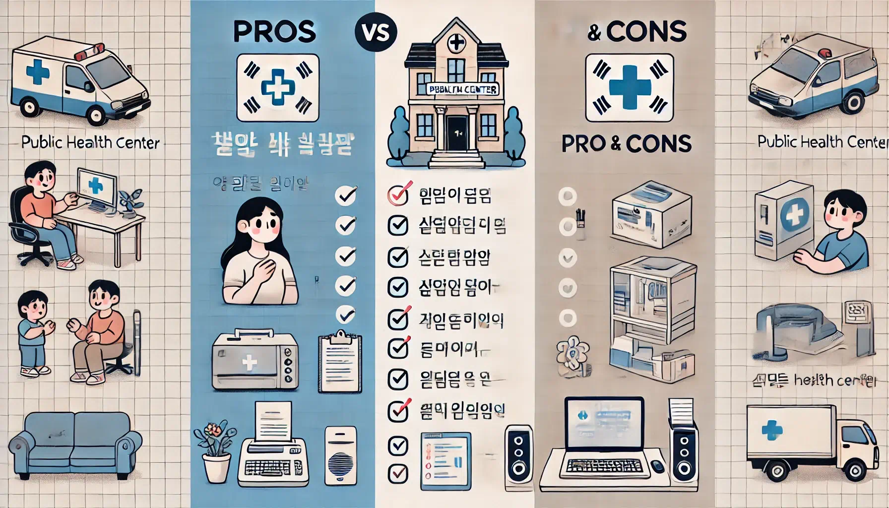보건증 인터넷 발급 순서에대해서 설명하고 있는 이미지