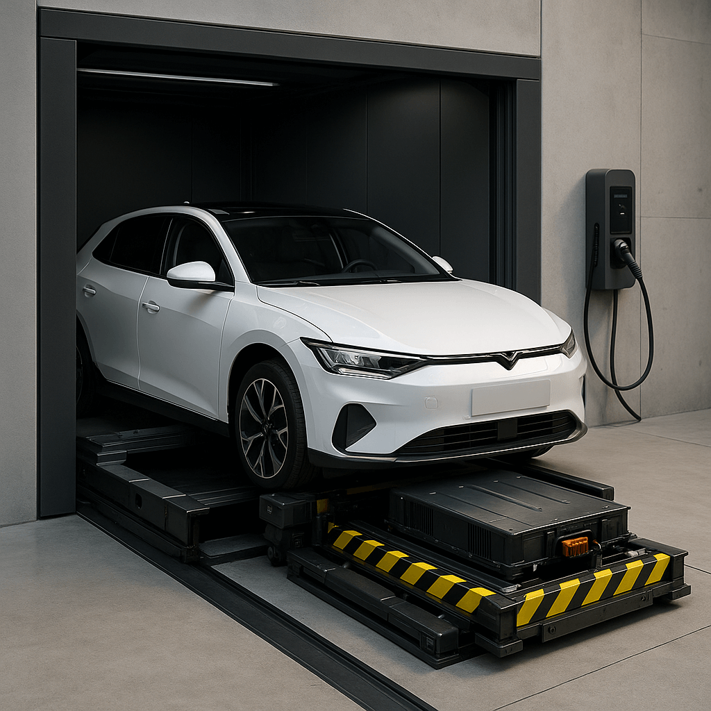 전기차 스와핑 기술 3종