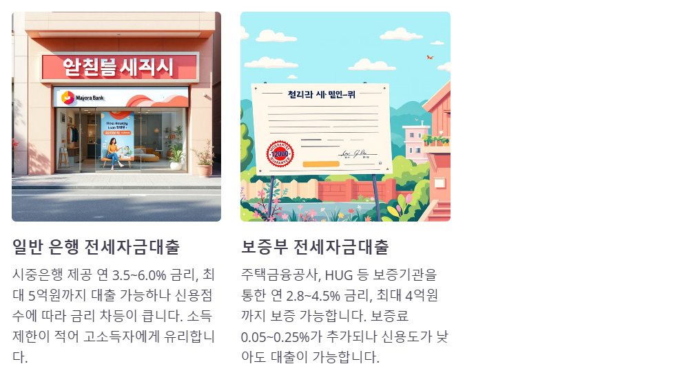 건세자금 대출 종류