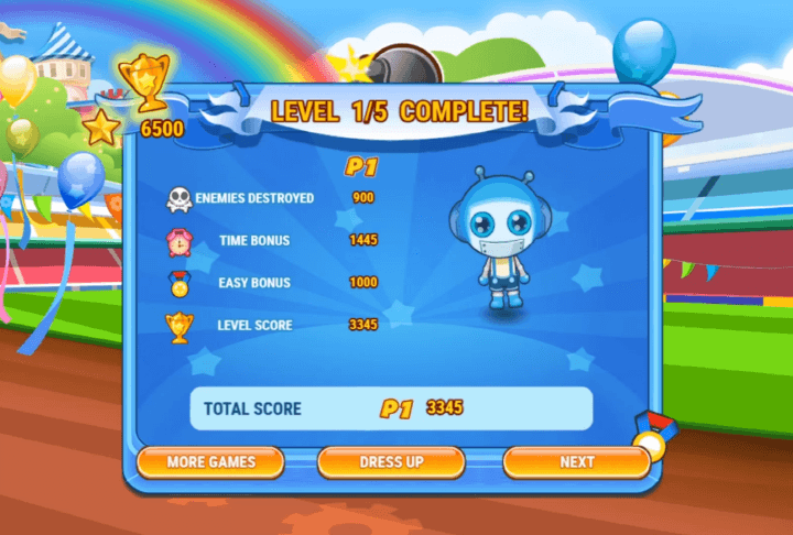 봄잇7-게임하기-종료-화면