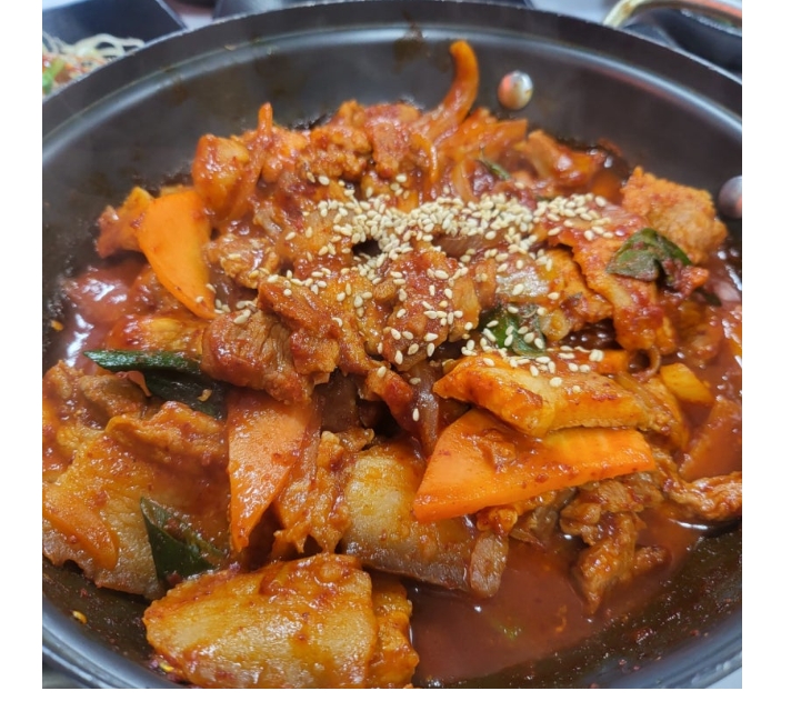 익산시 중앙동 토속식당 제육볶음
