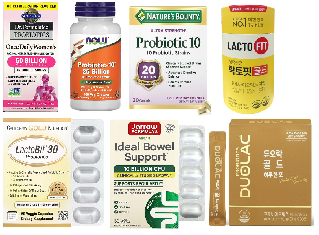 2025 프로바이오틱스 유산균 판매량 순위