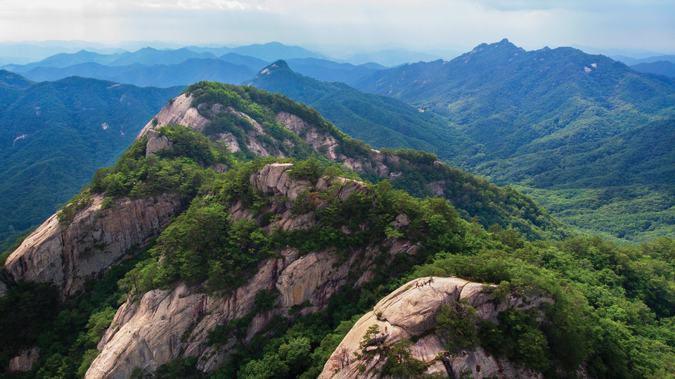 주흘산 등산코스 지도