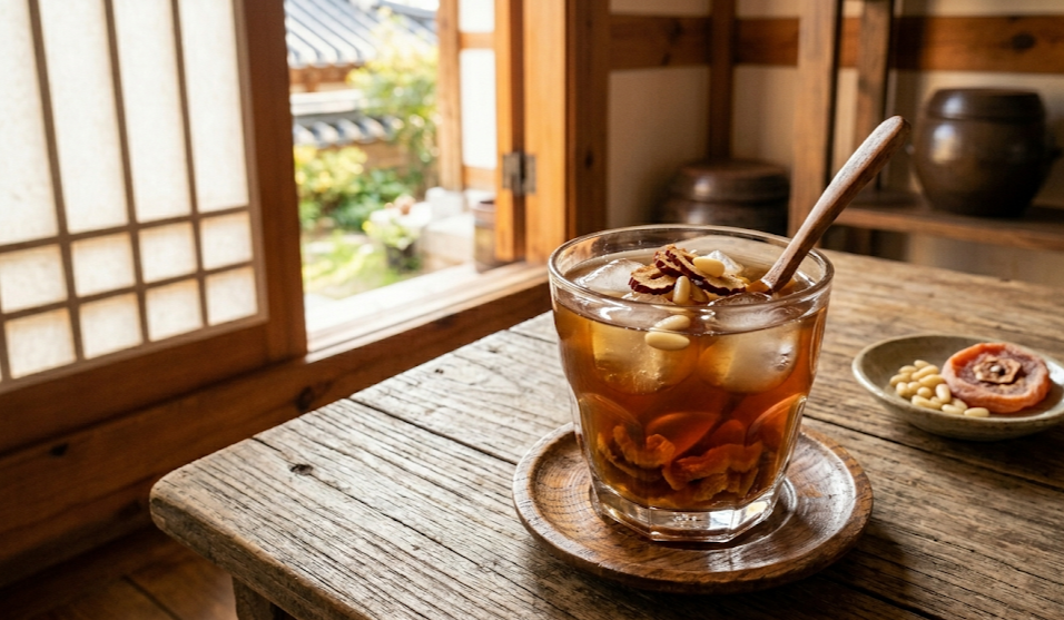 수정과 실패 없이 만드는 법 (계피·생강 비율, 끓이는 시간, 단맛 기준)