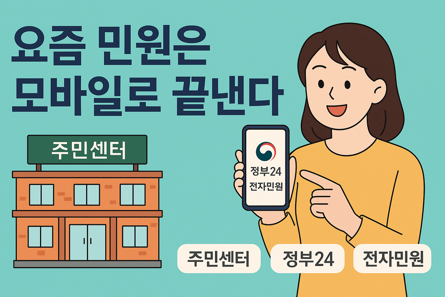 요즘 민원은 모바일로 끝낸다. 이미지