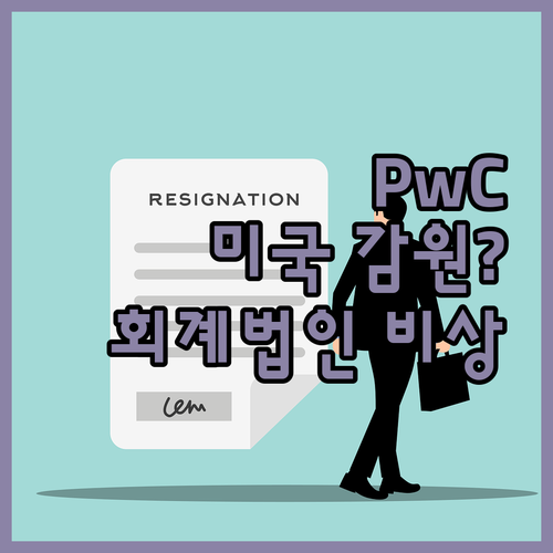 PwC 미국 감원? 이직률 낮아서? 