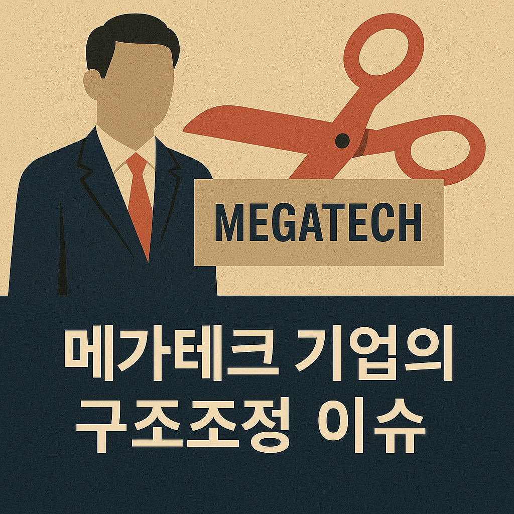 메가테크 기업의 구조조정 이슈