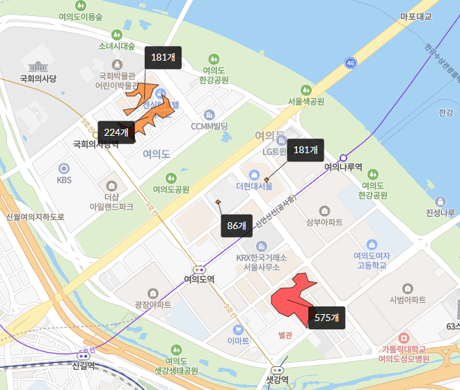 여의도동 상권