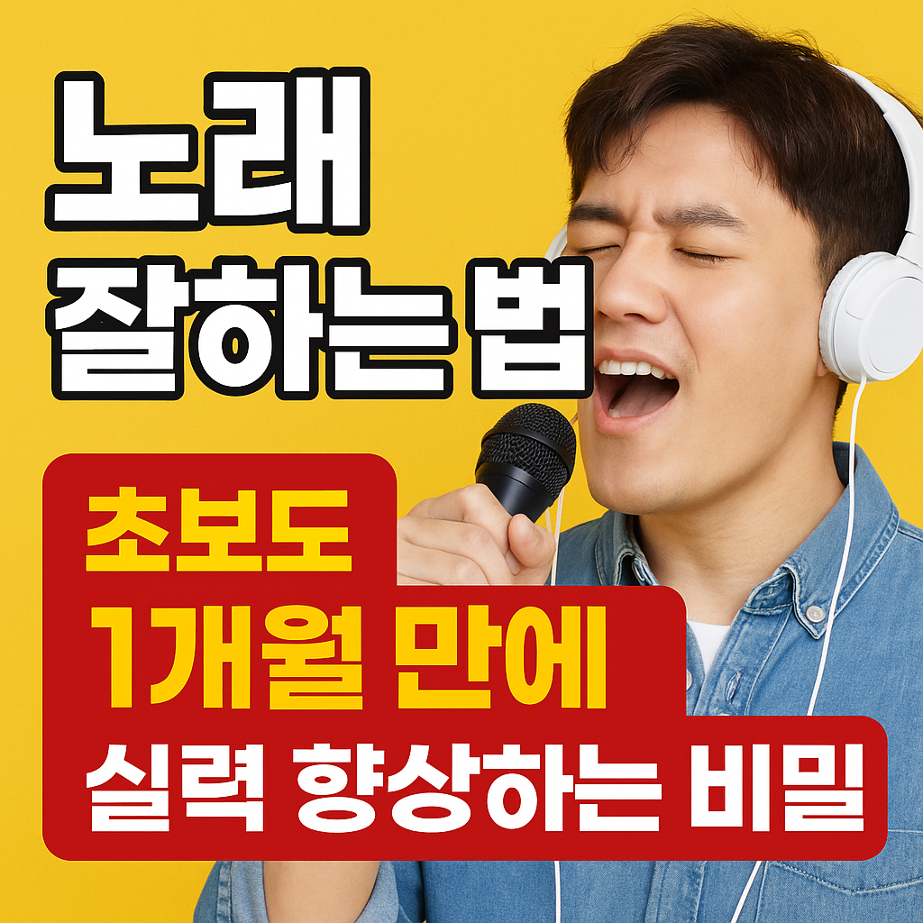 노래 잘하는 법, 초보도 1개월 만에 실력 향상하는 비밀 관련 사진