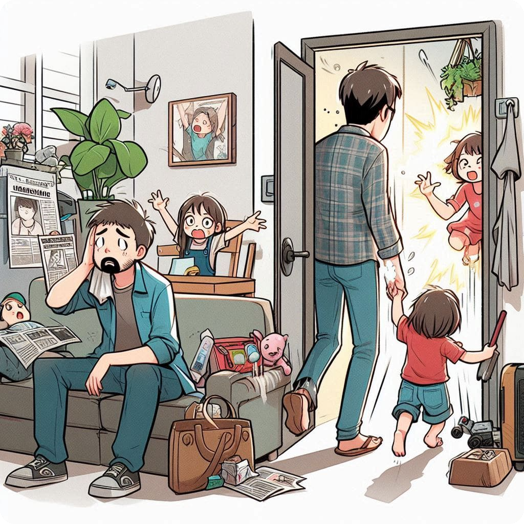 Distrust experienced by children growing up in divorced families