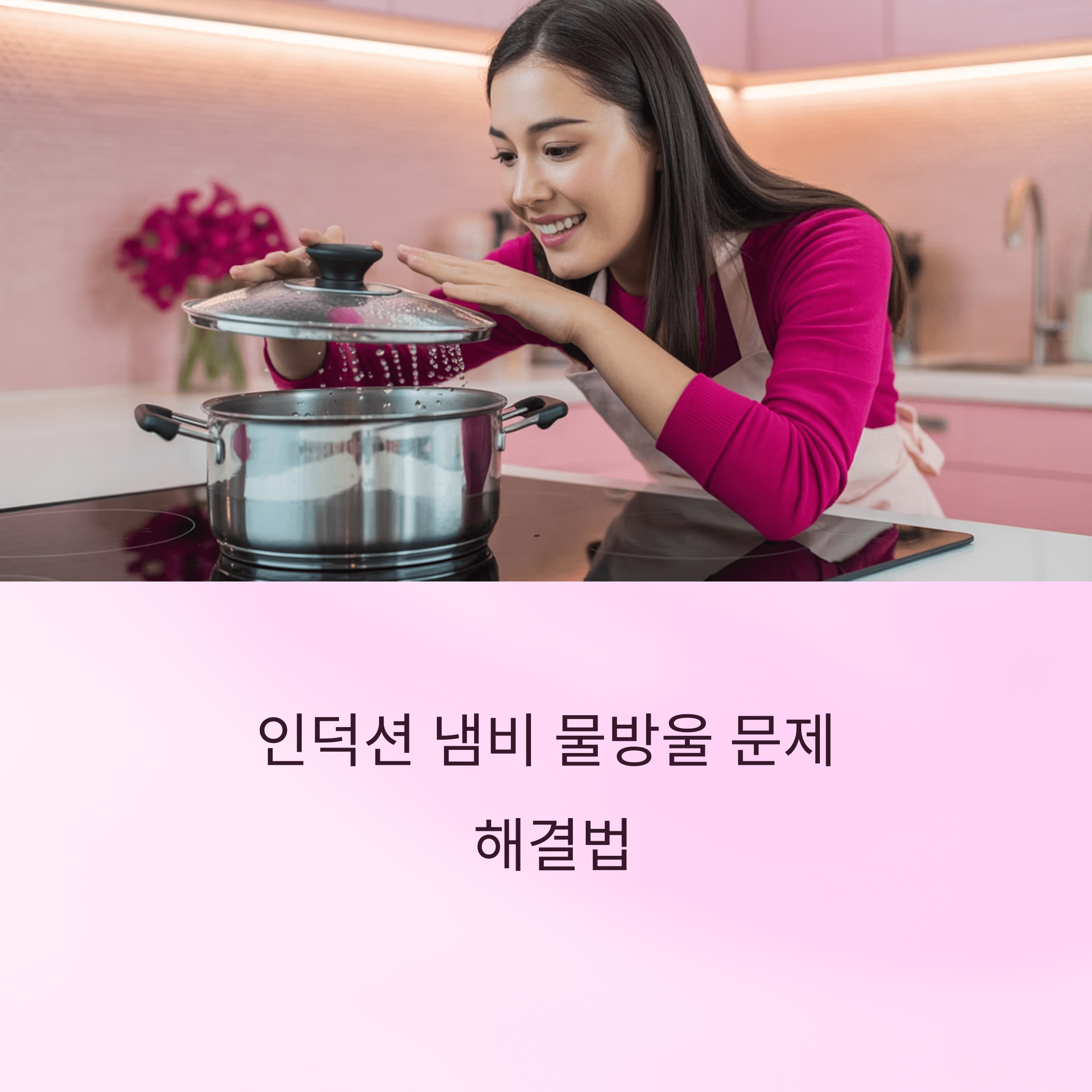 인덕션 냄비 물방울 방지법