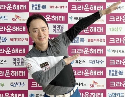 PBA팀리그 당구 신생팀 (프로당구 2023-24시즌) 에스와이 바자르 당구팀 소속 선수 -다니엘 산체스와 황득희 당구선수