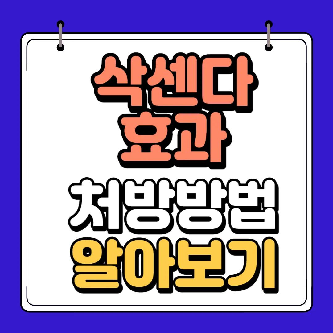 삭센다 효과 처방방법