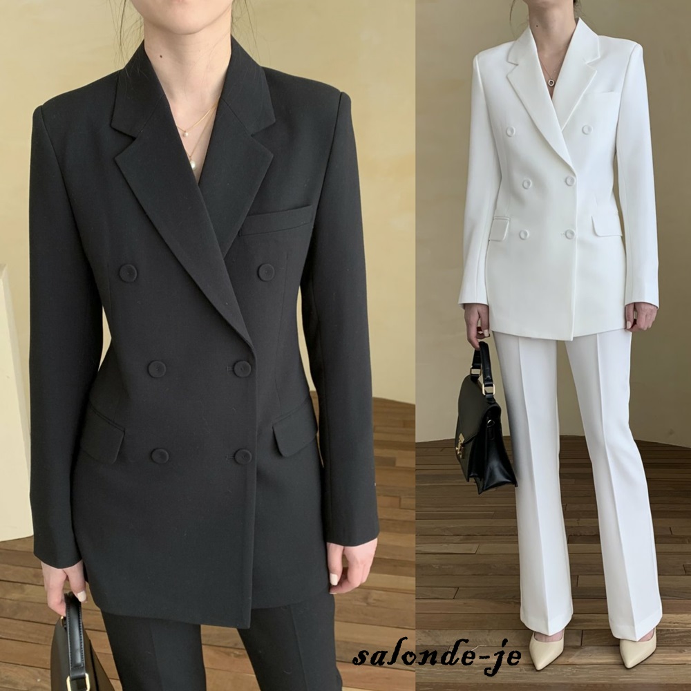 여성정장세트 세미정장 여자셋업 수트 웨딩 빅사이즈 명품스타일 화이트 봄 가을