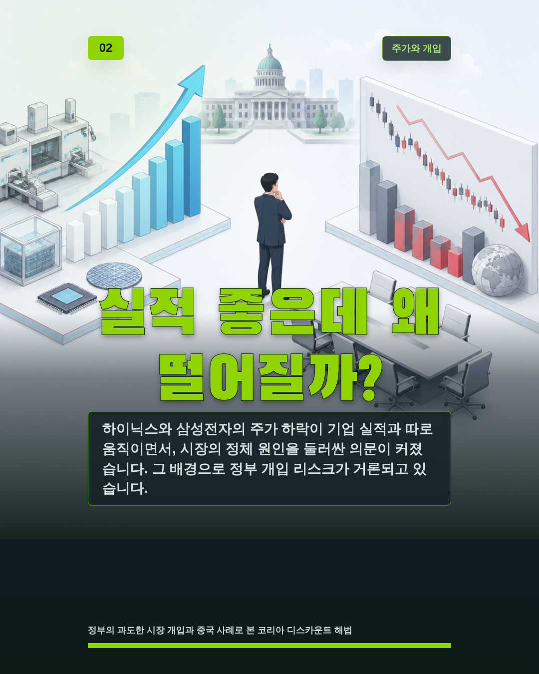 실적 좋은데 왜 떨어질까?