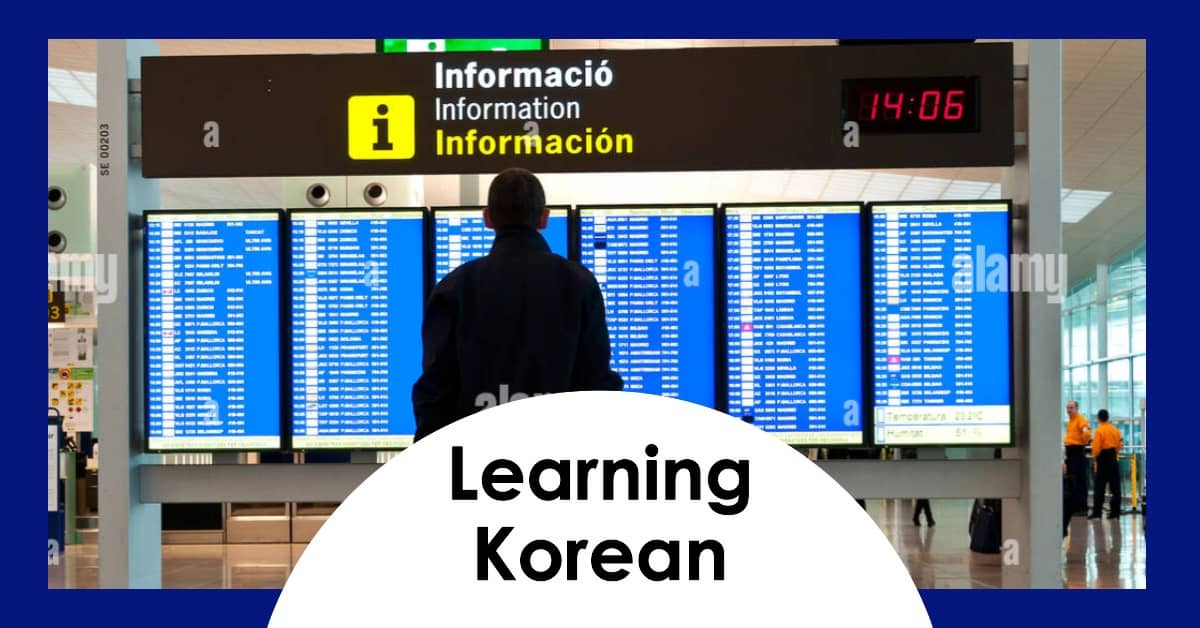공항-비행편-확인-남성