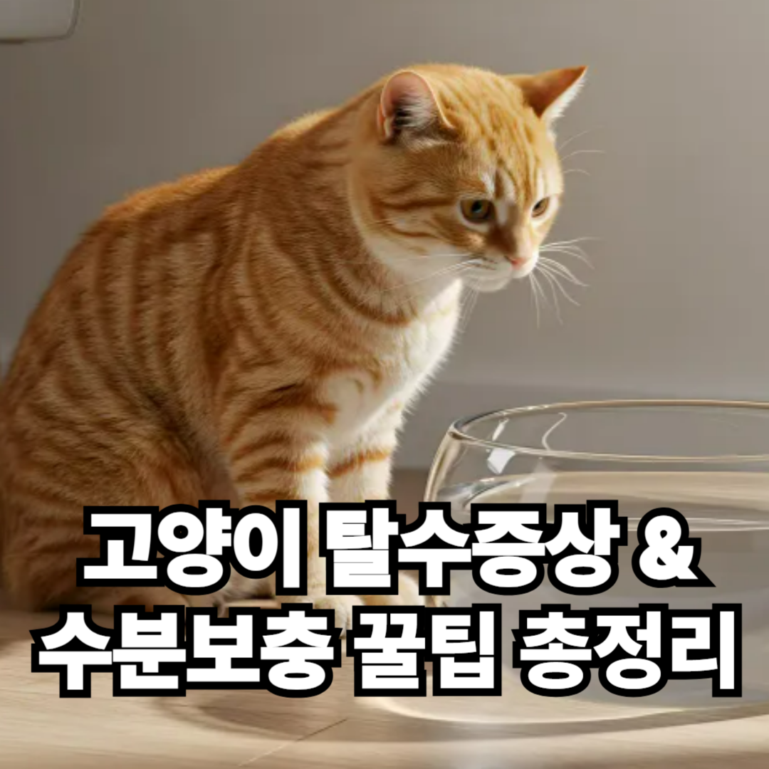 고양이 탈수 & 수분보충
