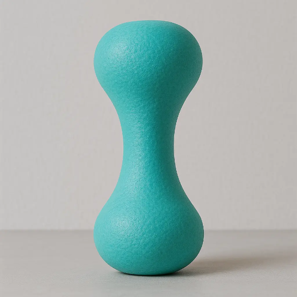 창업 아이템으로 활용되는 민트색 폼롤러 스튜디오컷