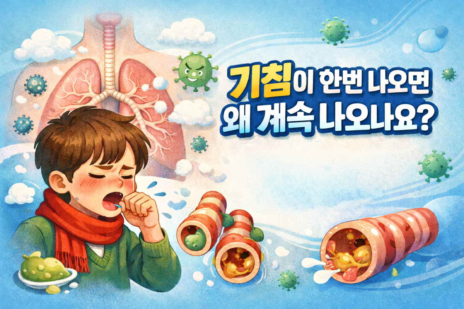 기침은 한번 나오면 왜 계속 나올까?