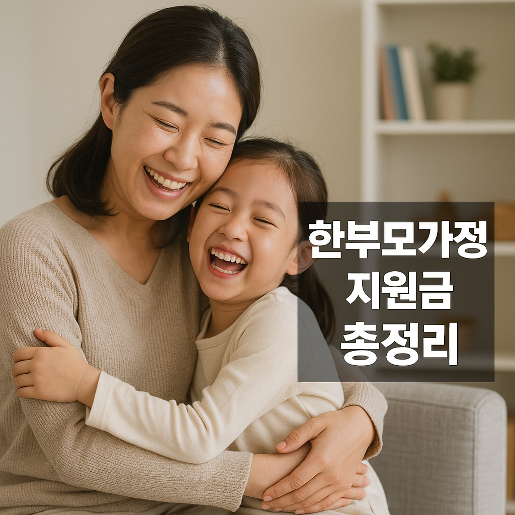 한부모가정 지원금 총정리