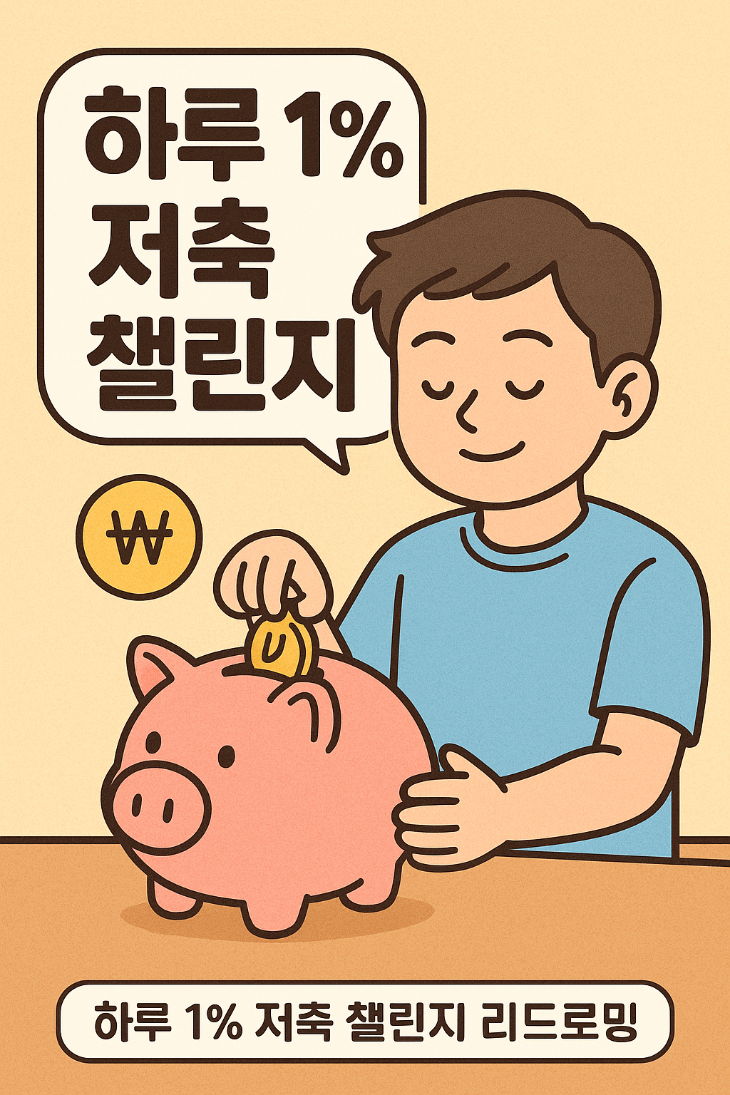 하루 1% 저축 챌린지