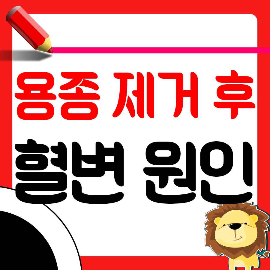 대장내시경 용종제거후 주의사항 혈변 원인은?1