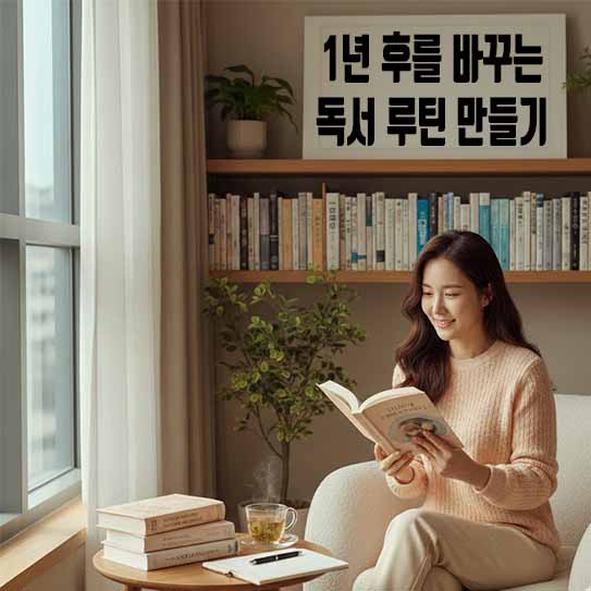1년 후를 바꾸는 독서 루틴 만들기