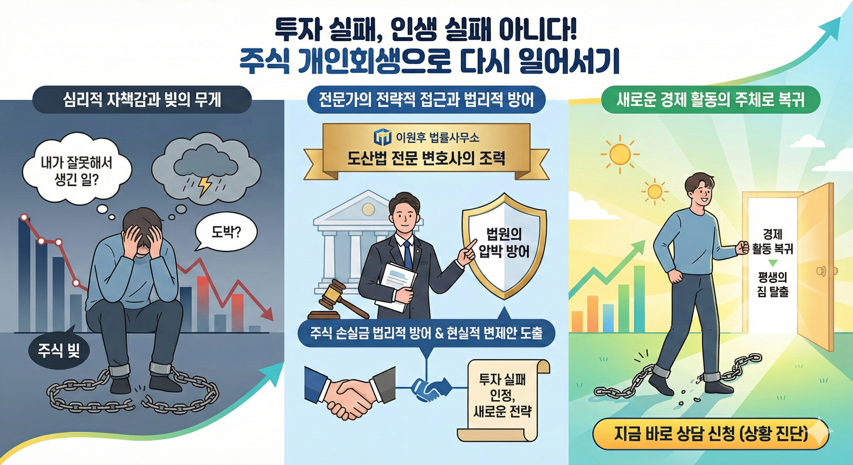 주식 빚, '도박'으로 몰리지 않고 탕감받는 법 (개인회생 실무준칙의 비밀)
