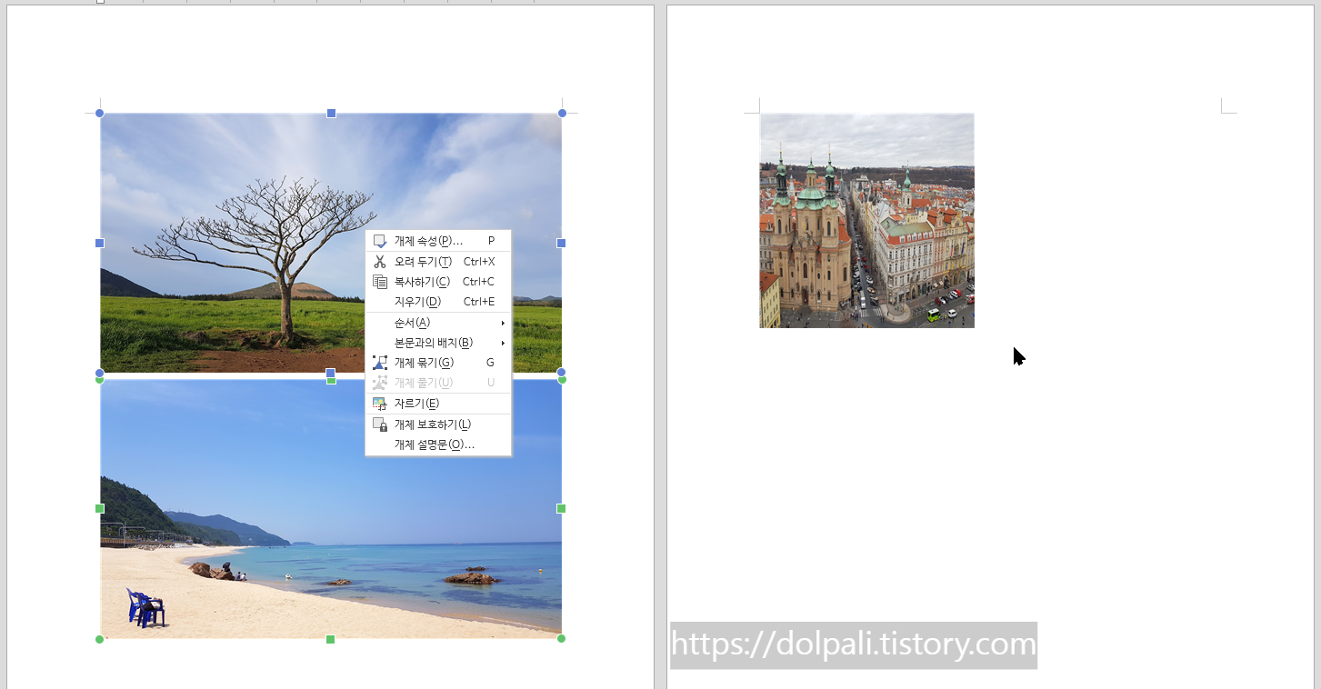 한글 다중 선택 사이즈 변경