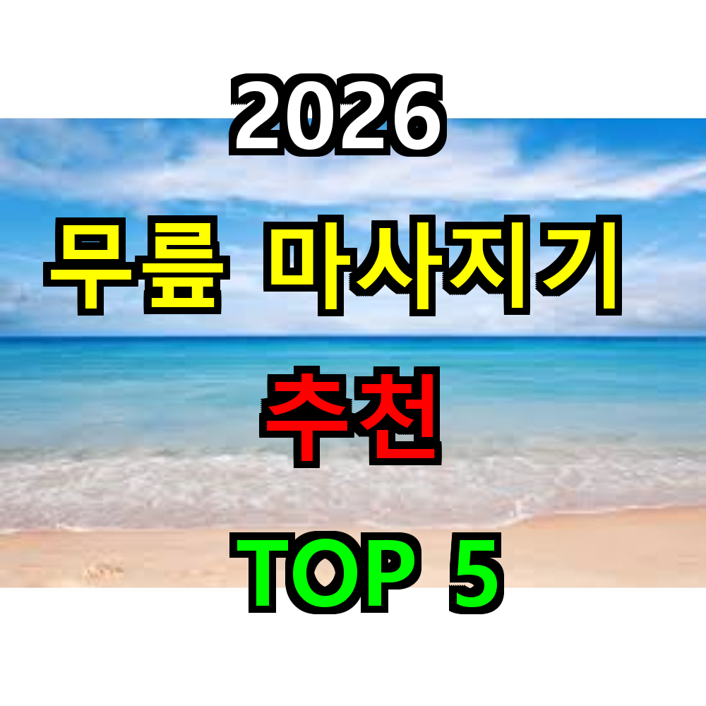 2026 무릎 마사지기 추천 TOP 5