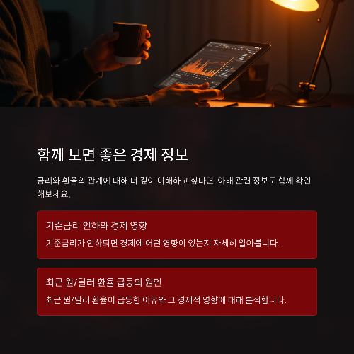 금리와 환율, 함께 움직이는 이유는?