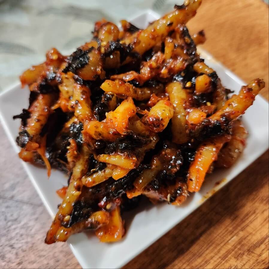 옹굿나물 레시피 옹굿나물 양념장 나물 양념장 쓴 나물 양념장 고들빼기 양념장 나물 양념