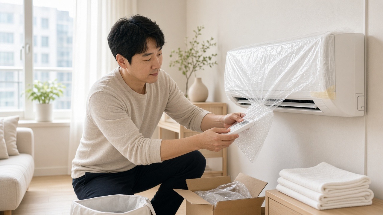 가을 에어컨 청소&middot;보관하는 법 활용
