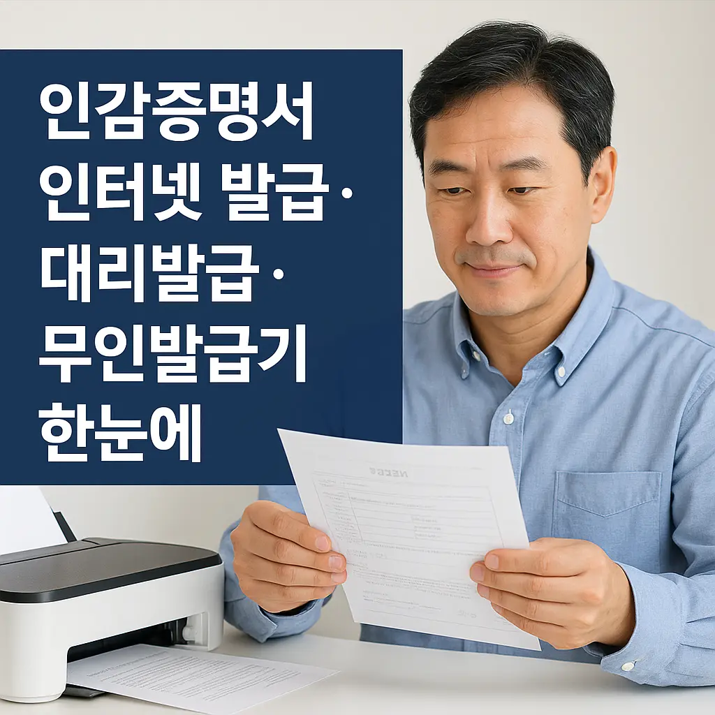 인감증명서 인터넷 발급 관련 썸네일