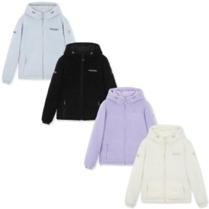 디스커버리익스페디션 여성 케이드 후드 리버시블 RDS 구스다운 숏패딩 DWDJ54026