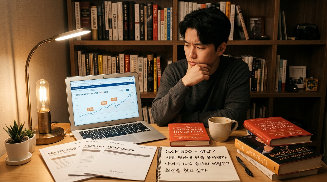 S&P 500 평균 부족 최선 추구