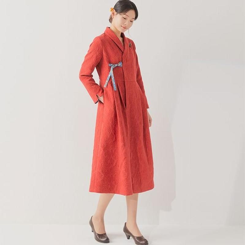 Dolsilnai 돌실나이 삼중지 철릭원피스 KL12D172