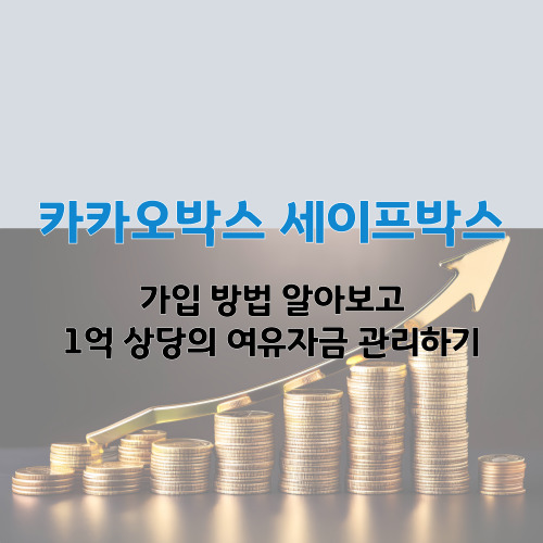 카카오뱅크 세이프박스