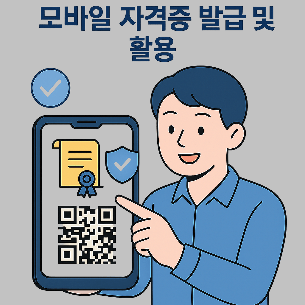 2025년 모바일 자격증 발급 방법부터 사용처까지 한눈에 보기!📱🎓