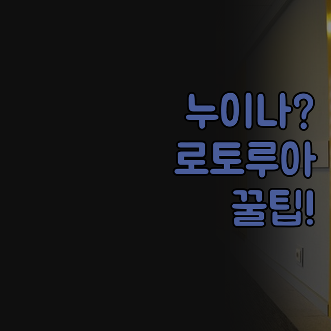 누이나 로토루아 Awa 호텔 스펙 비..