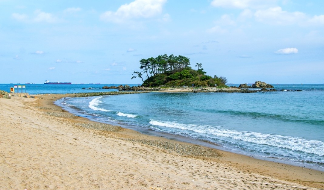 울산 진하해수욕장