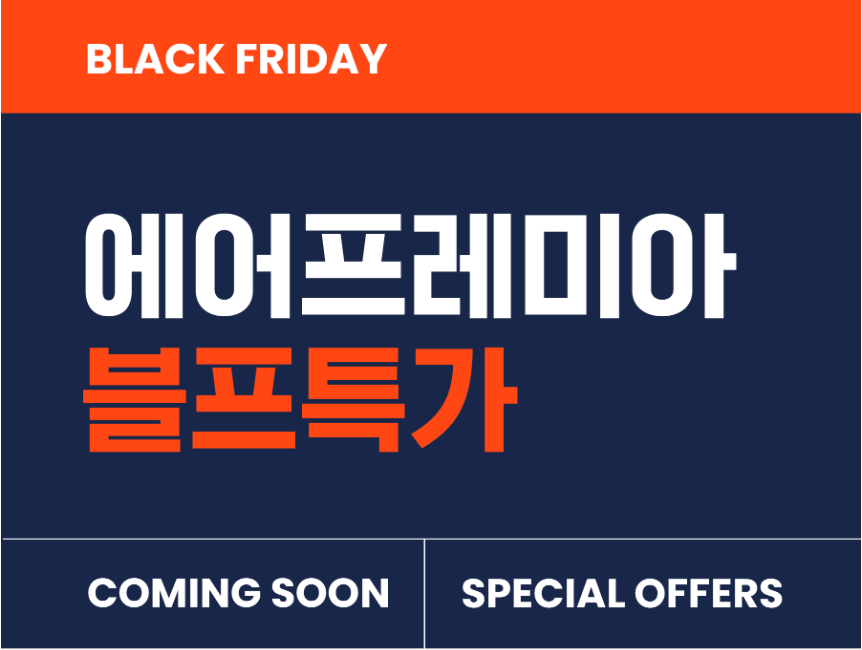 블랙 프라이데이 항공 특가 11월 12월