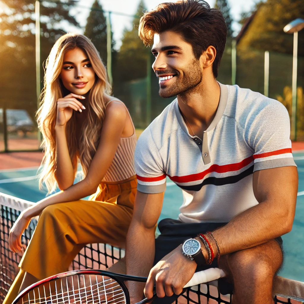 유럽 테니스 스타의 여자친구에 관한 사진