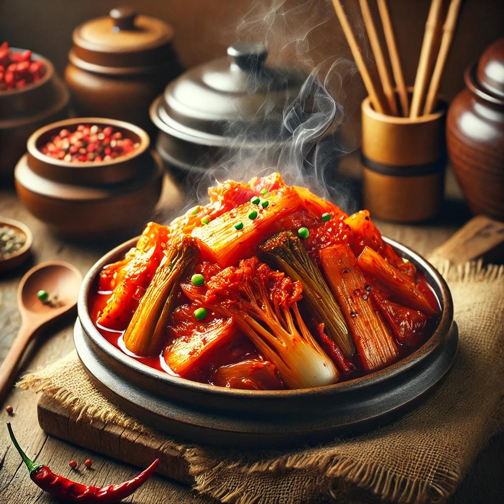 알타리김치 조림