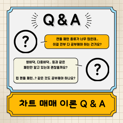 차트 캔들 패턴 종류가 많던데 전부 공부하는 것이 좋을까요?