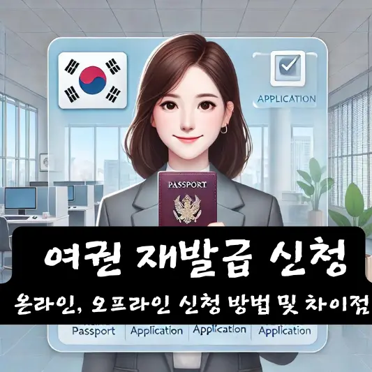 여권 재발급 신청 온라인, 오프라인 신청 방법 및 차이점 비교