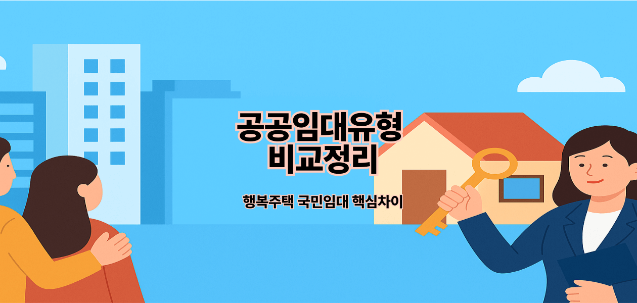 공공임대유형 비교정리｜행복주택 국민임대 핵심차이