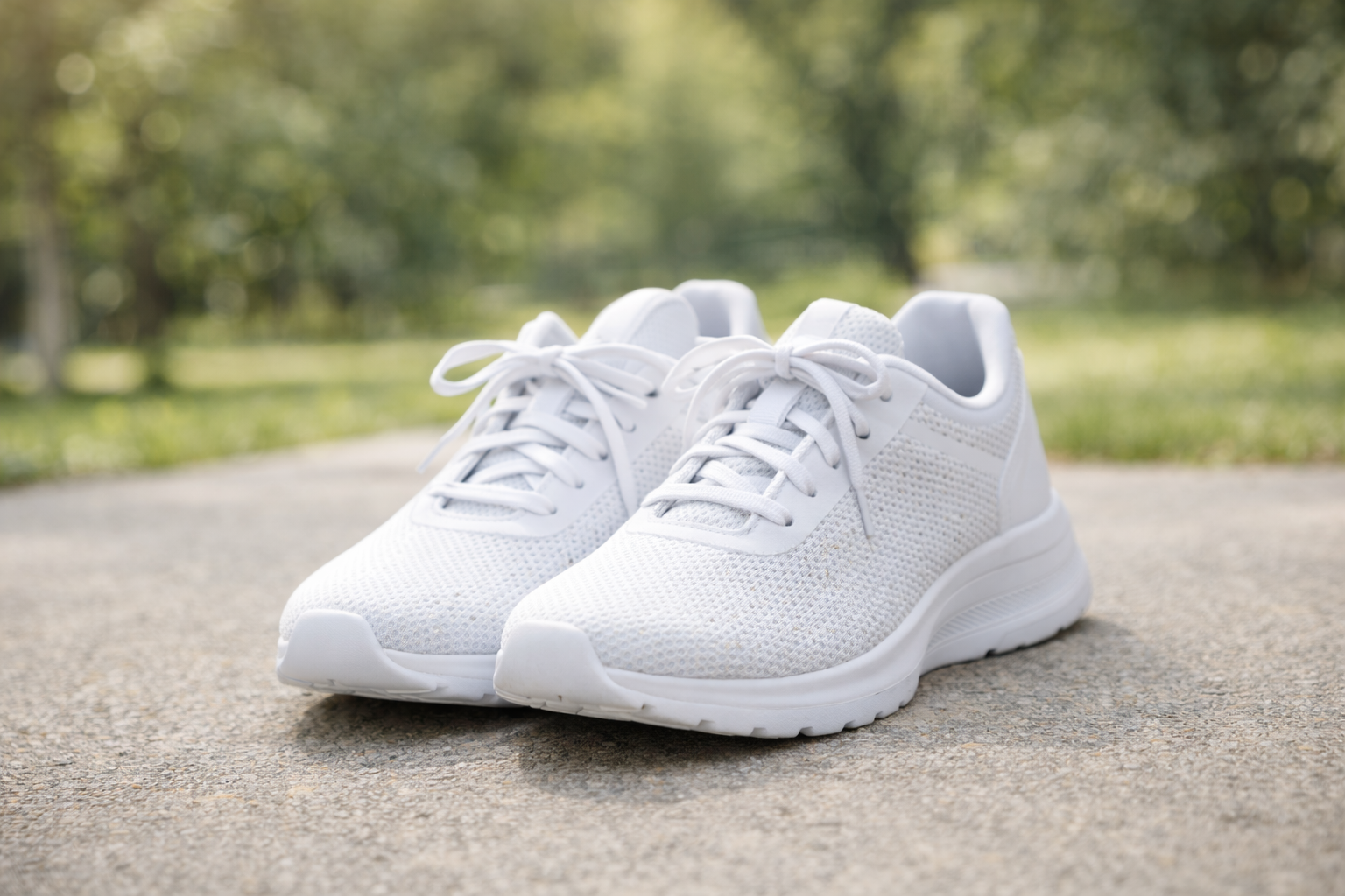 발이 편안한 기능성 운동화나 무릎 건강을 돕는 건강 식단